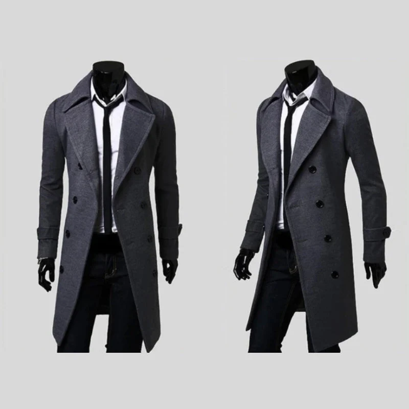 Elegante gabardina larga - Imagen 3
