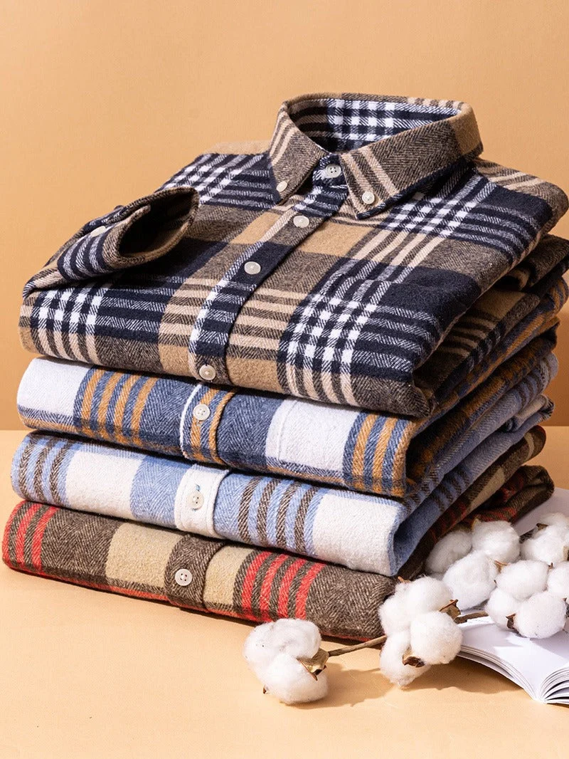 Givalli - Camisa de algodón a cuadros - Imagen 6