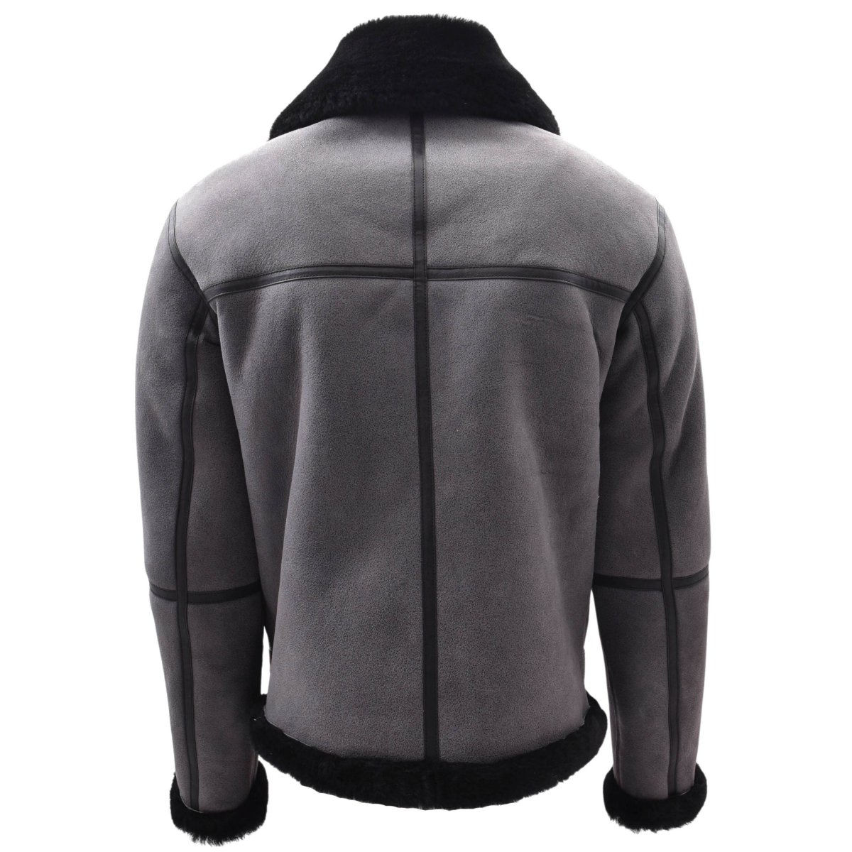 BUNERI Chaqueta de Vuelo RAF de Piel de Oveja Auténtica - Imagen 3