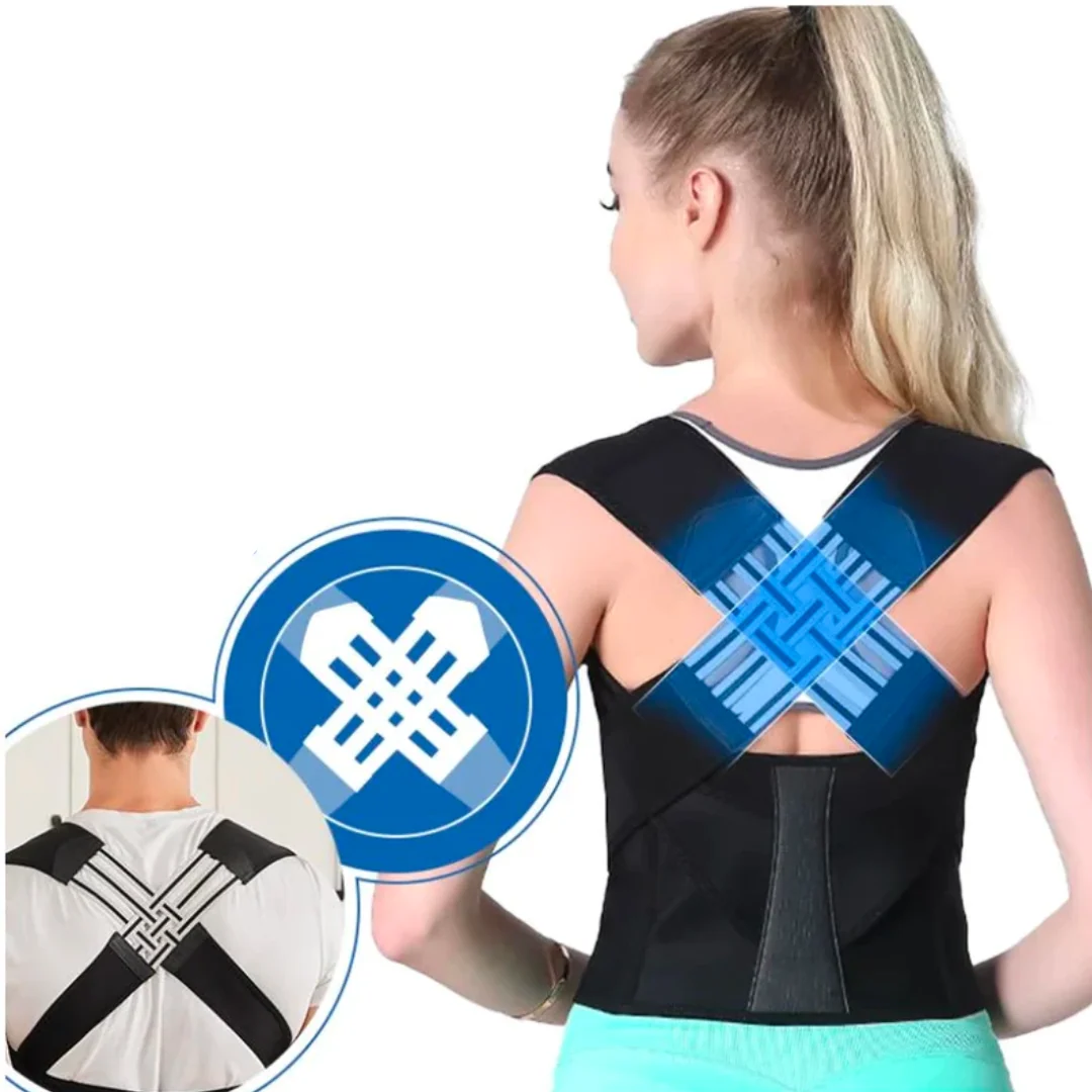 Correcteur de posture dorsal pour homme – Soutien ergonomique pour le dos et les épaules, maintien du dos, redresseur de posture - Imagen 3