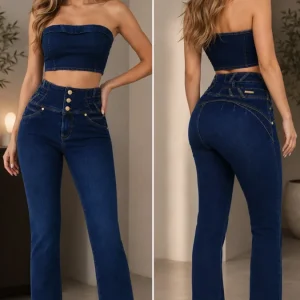 Jeans Straight Oscuro