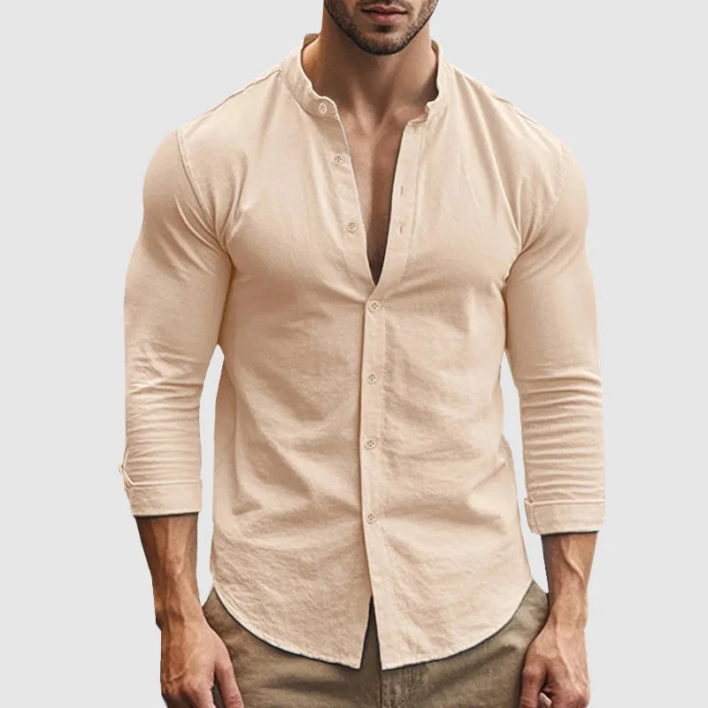 Camisa de lino transpirable - Imagen 5