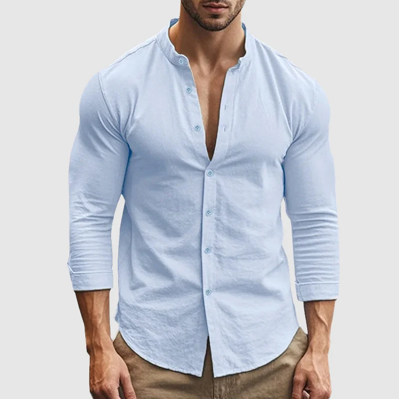 Camisa de lino transpirable - Imagen 4