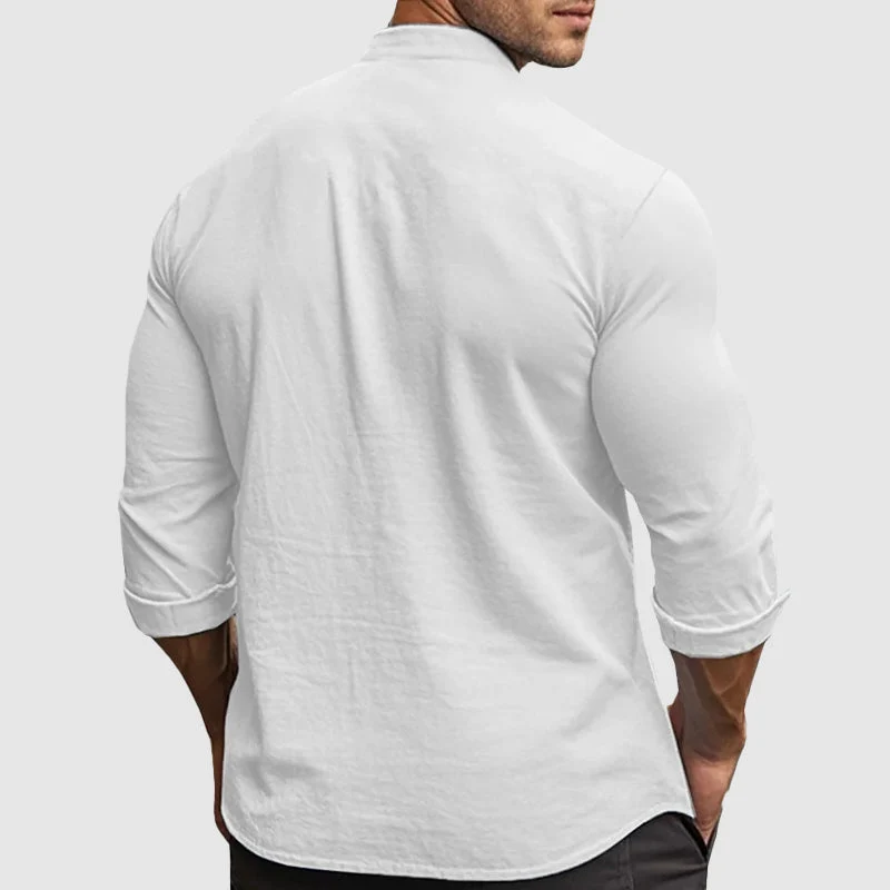 Camisa de lino transpirable - Imagen 3