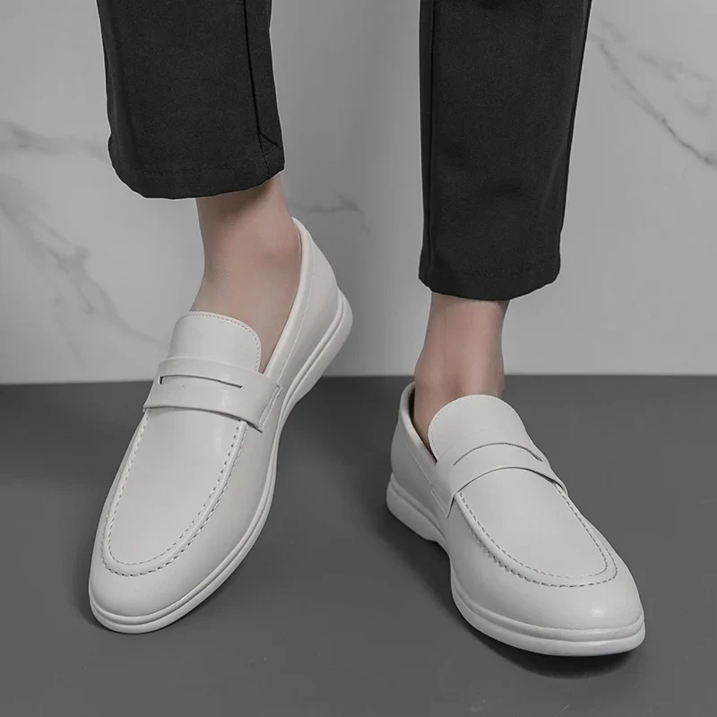 Mocasines de piel elegantes y formales para la oficina - Imagen 7