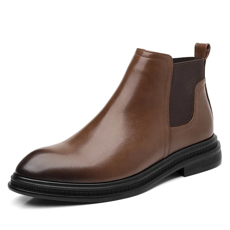 Botas de cuero para hombre - Imagen 4