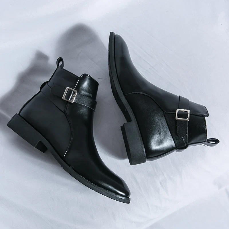 Elegantes botines de piel - Imagen 7