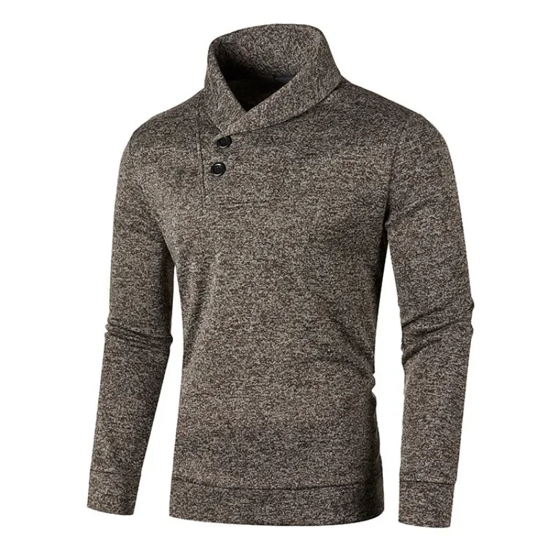 Elegante jersey de cuello alto con botones - Imagen 9