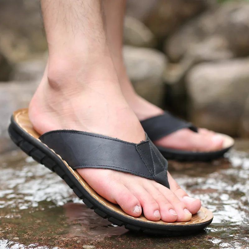 Sandalias de cuero para hombre - Imagen 8