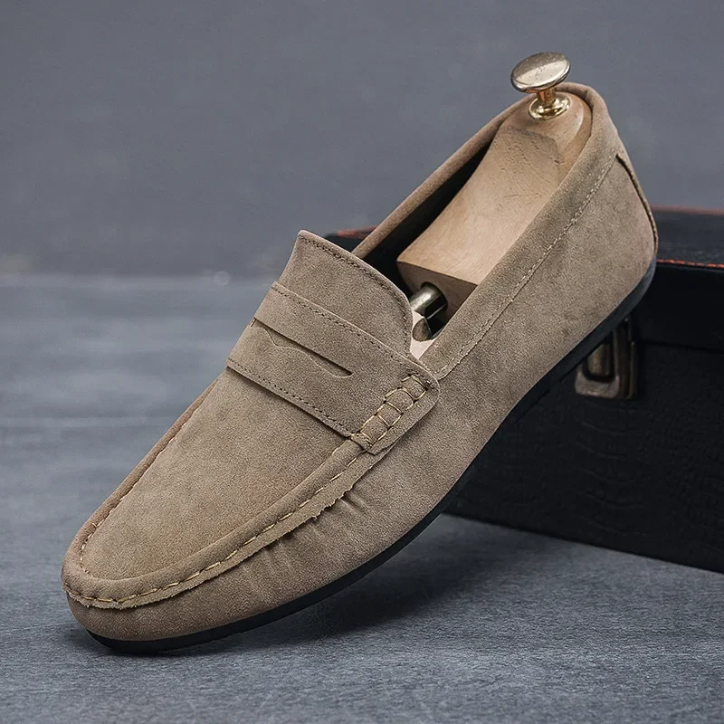 Mocasines de ante ligeros para hombre - Imagen 3