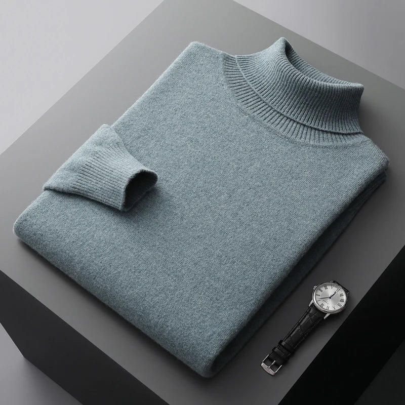 Jersey de cuello alto de lana «Genève» - Imagen 6