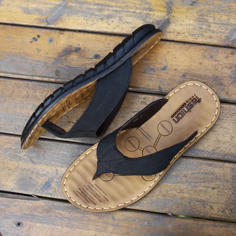 Sandalias de cuero para hombre - Imagen 7