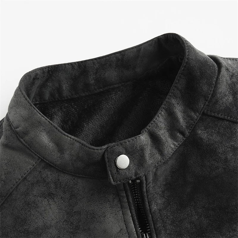 Chaqueta de cuero elegante - Imagen 7