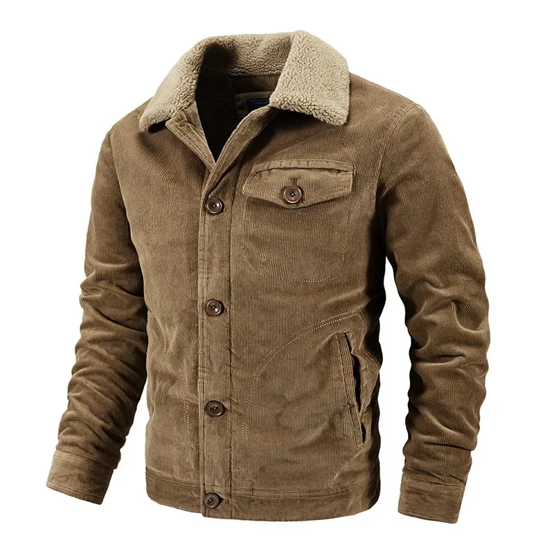 Elegante chaqueta de algodón acolchada y cálida - Imagen 7