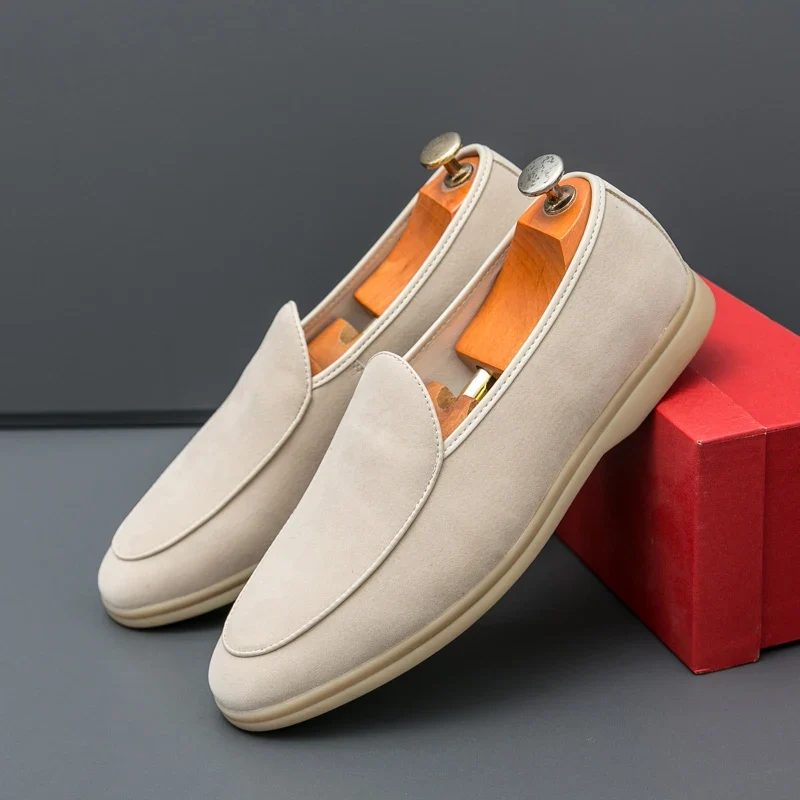 Mocasines elegantes de ante - Imagen 6