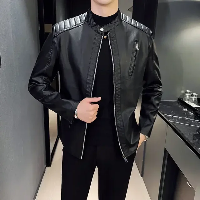 Chaqueta de cuero elegante - Imagen 5