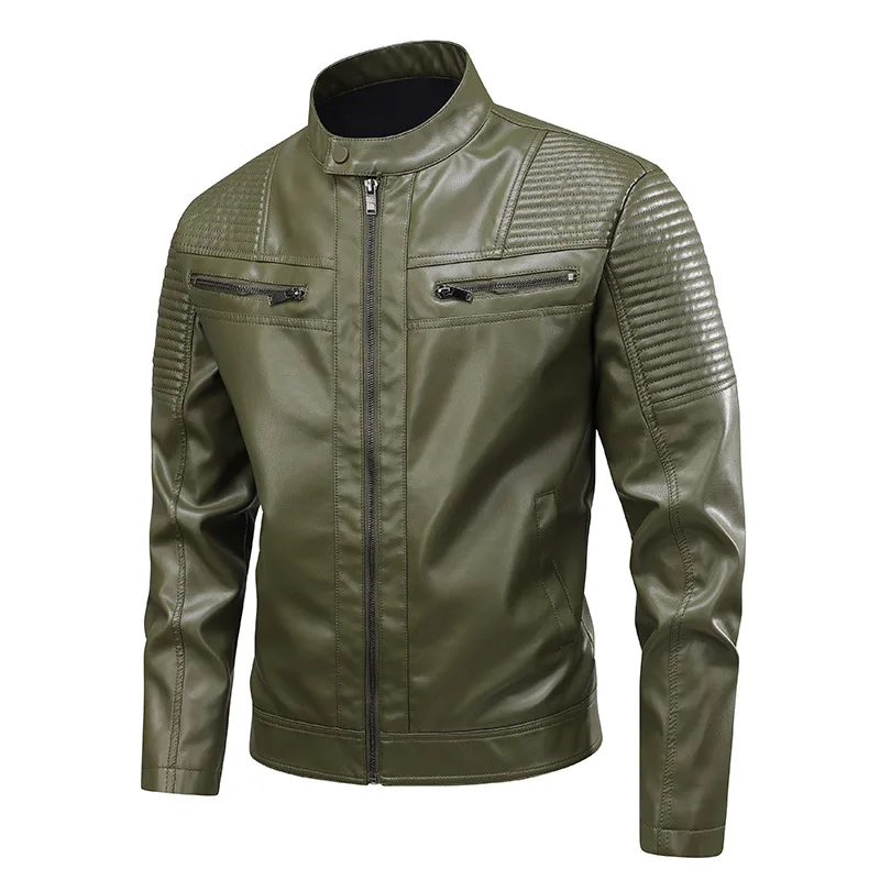 Chaqueta de cuero clásica - Imagen 3