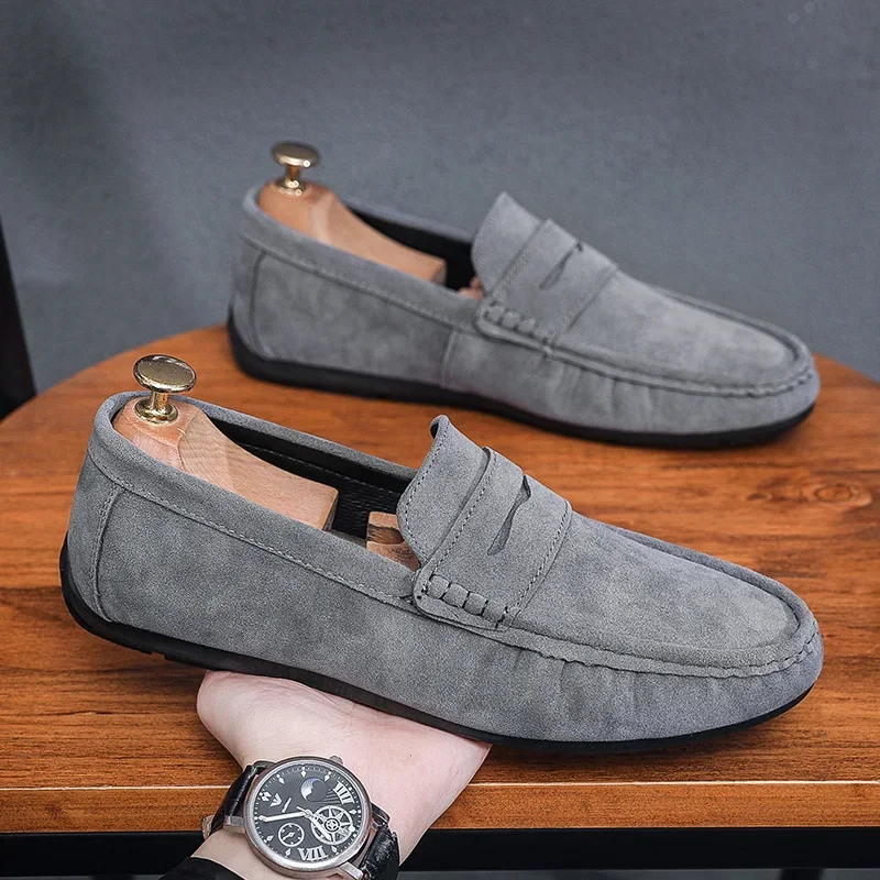 Mocasines de ante ligeros para hombre - Imagen 6