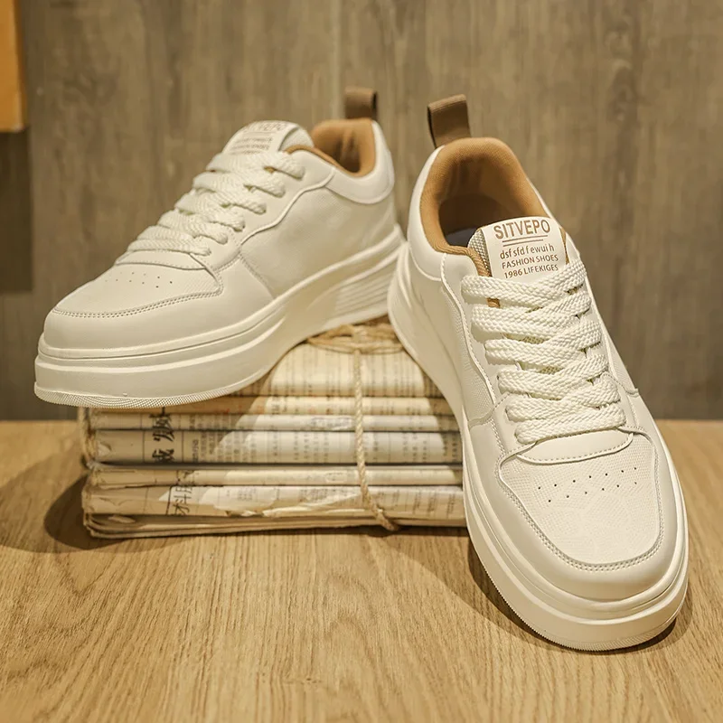 Zapatillas deportivas elegantes de piel - Imagen 6
