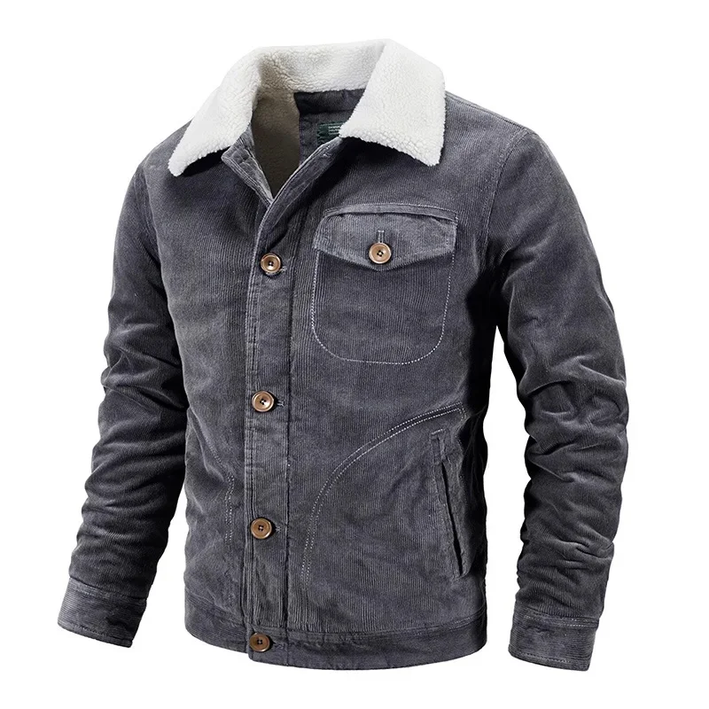Elegante chaqueta de algodón acolchada y cálida - Imagen 4