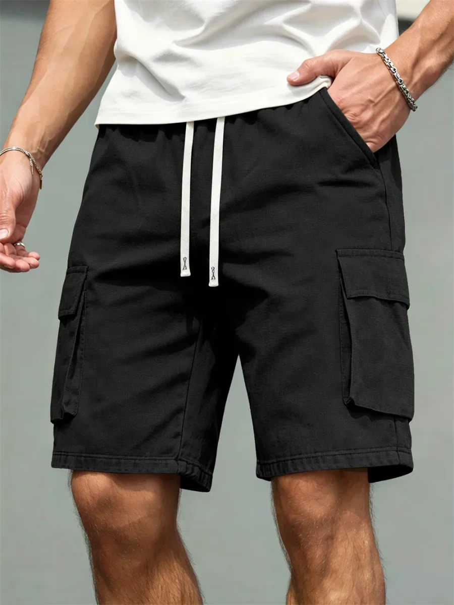 Pantalones cortos cargo elegantes - Imagen 7