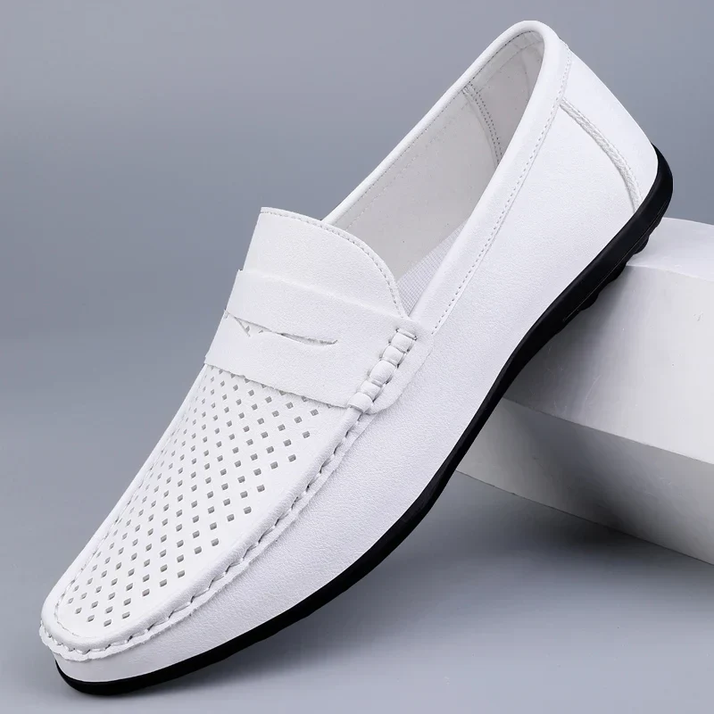 Mocasines clásicos de piel italiana - Imagen 8