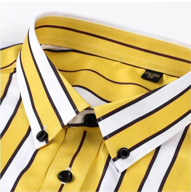 Givalli - Camisa informal de rayas para hombre - Imagen 9