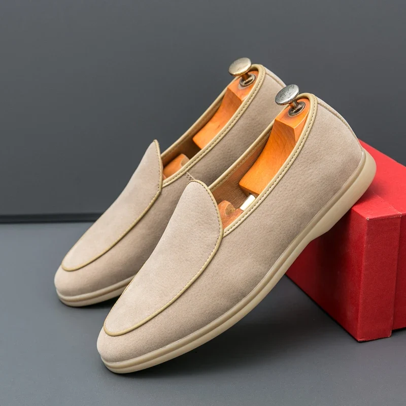 Mocasines elegantes de ante - Imagen 5