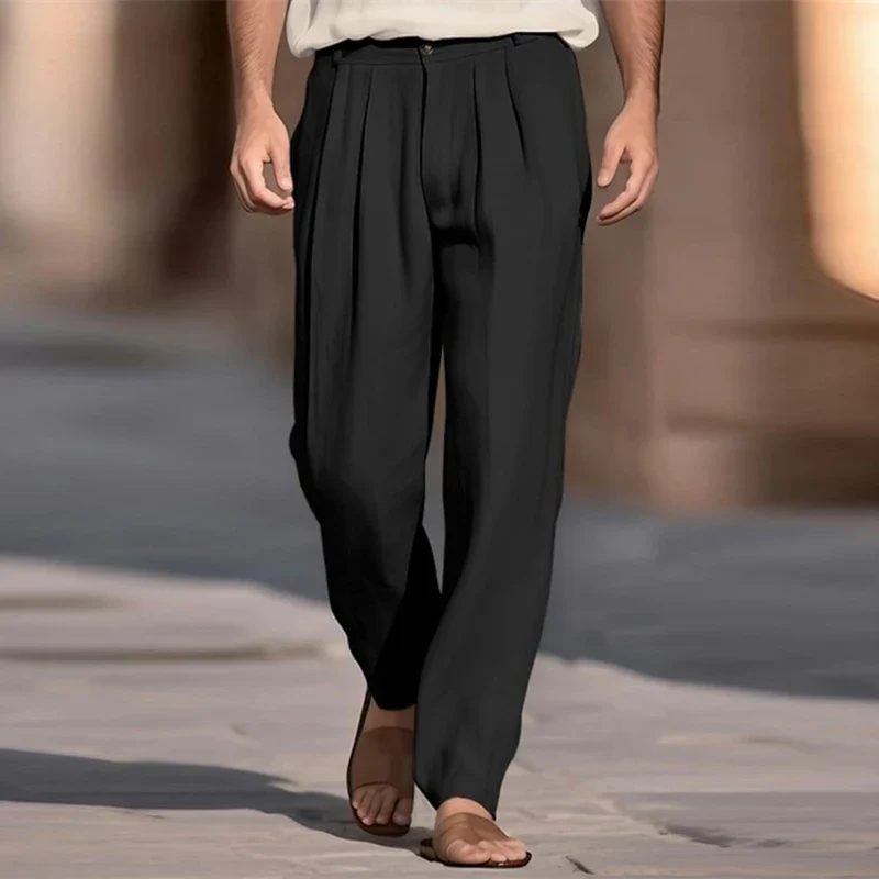 Pantalones informales de lino - Imagen 6