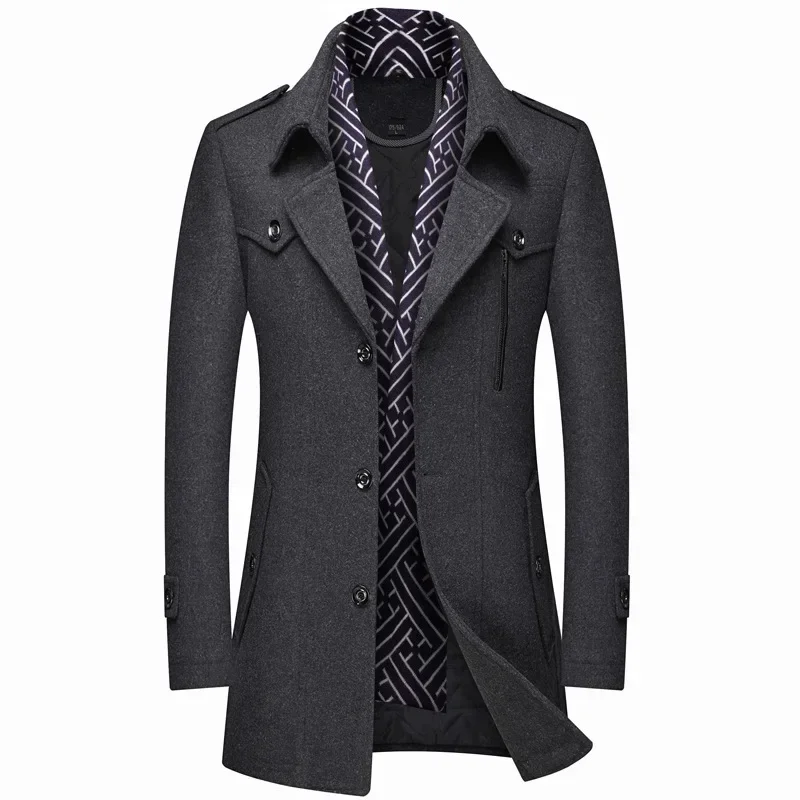 Abrigo elegante de lana - Imagen 3