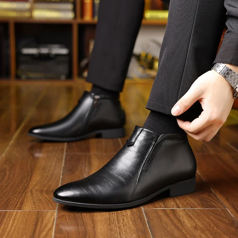Botas de cuero Beckett con cremallera - Imagen 7