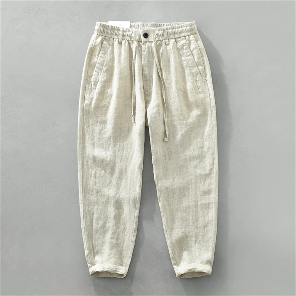 Pantalones de lino de alta calidad - Imagen 3