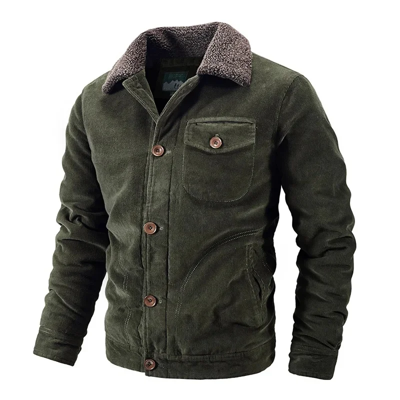 Elegante chaqueta de algodón acolchada y cálida - Imagen 6