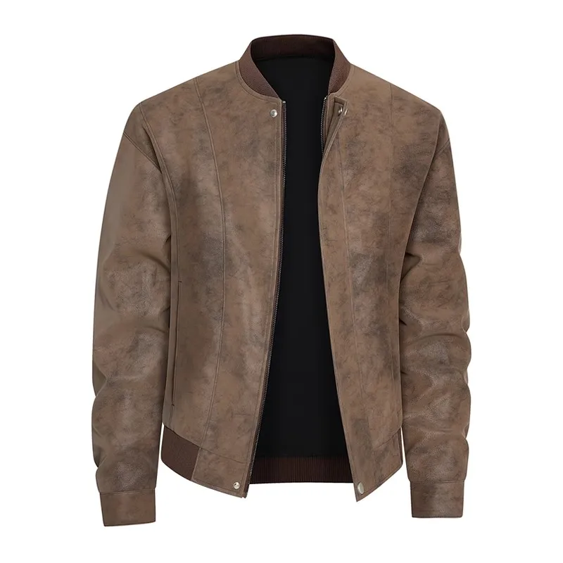 Chaqueta bomber de ante - Imagen 5