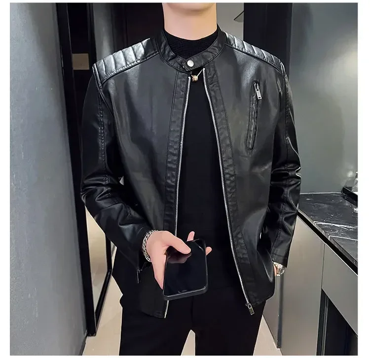 Chaqueta de cuero elegante - Imagen 4