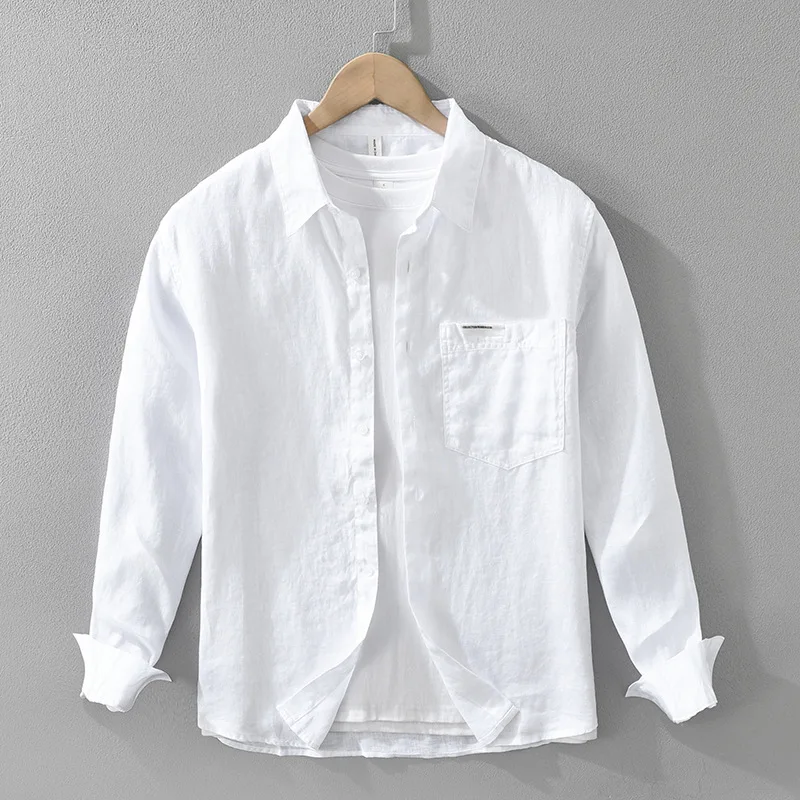 Camisa informal de lino - Imagen 7