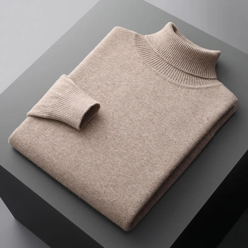 Jersey de cuello alto de lana «Genève» - Imagen 8