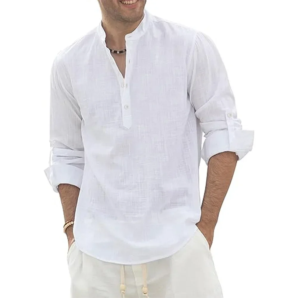 Camisa Henley informal - Imagen 3