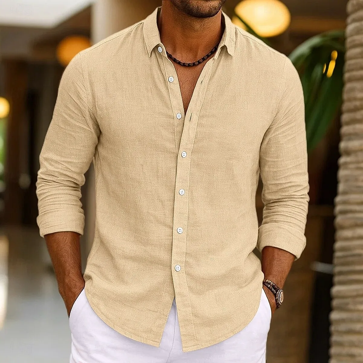 Camisa elegante de algodón - Imagen 5