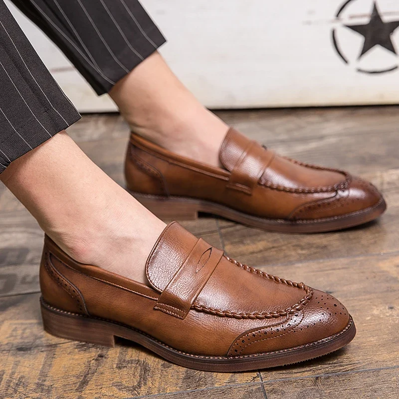 Mocasines de cuero elegantes - Imagen 4