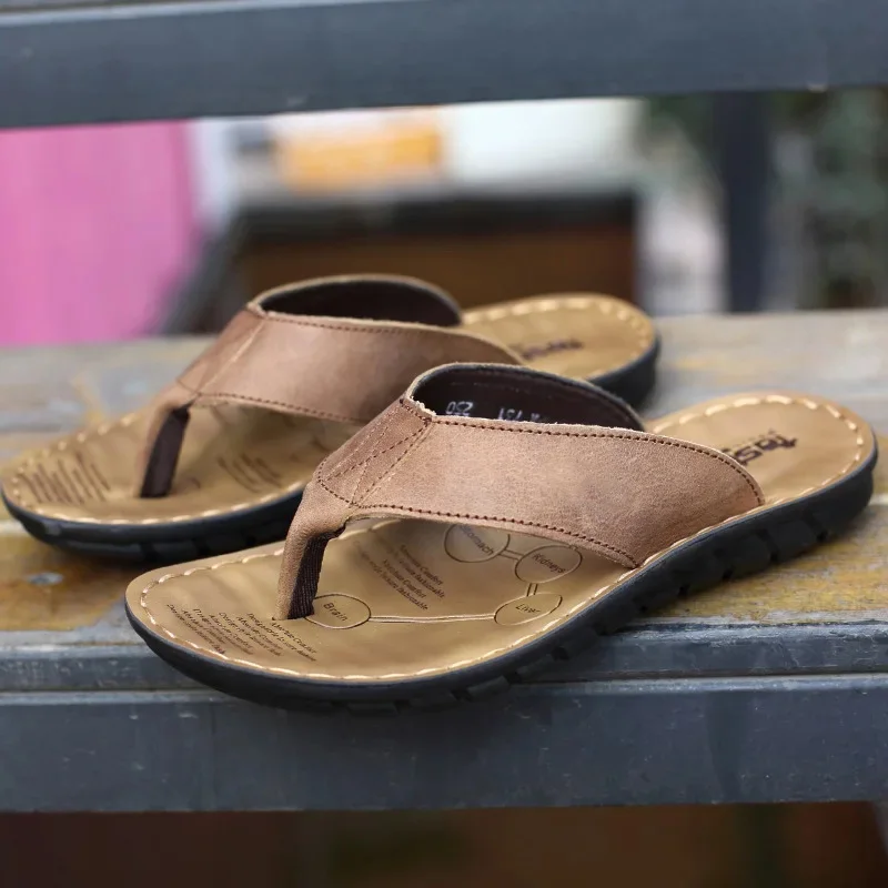 Sandalias de cuero para hombre - Imagen 9