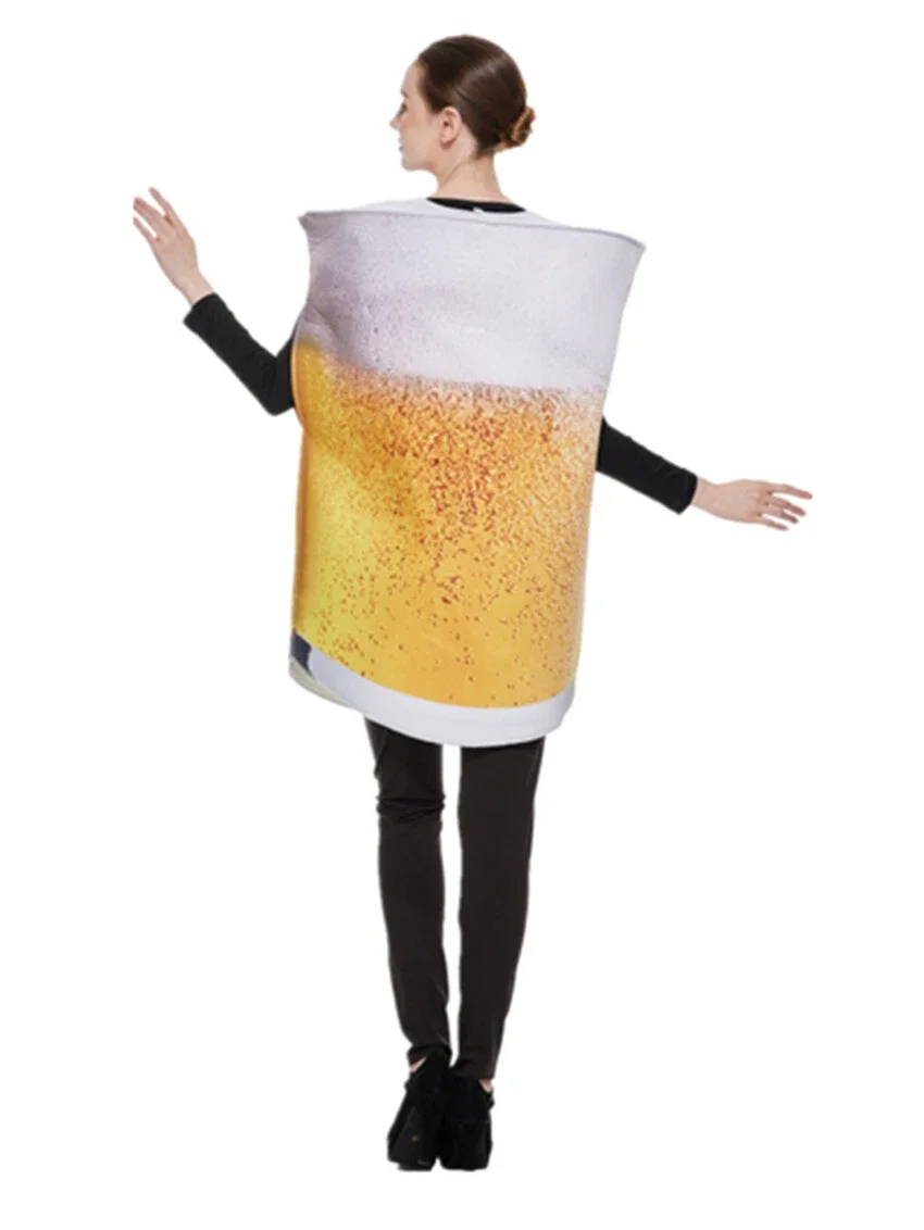 Déguisement adulte bière chope ou canette pour fêtes costumées - Imagen 4