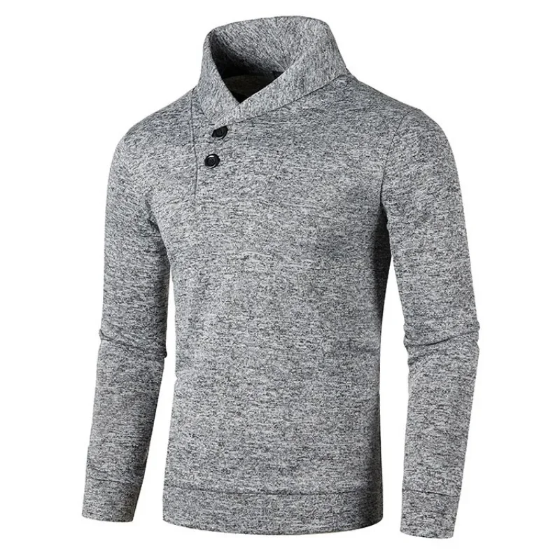 Elegante jersey de cuello alto con botones - Imagen 4