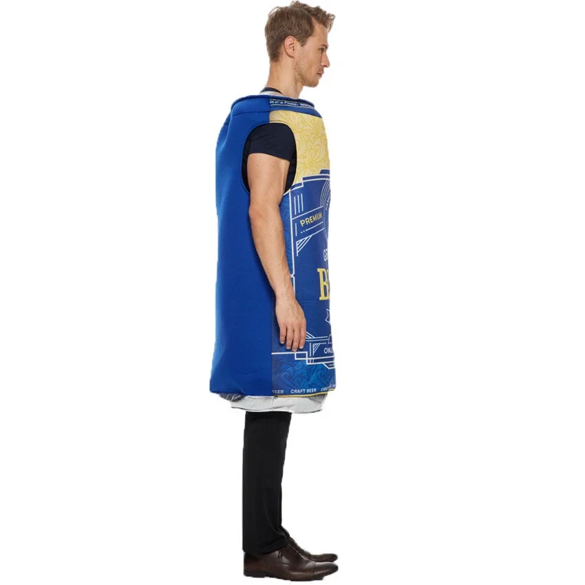 Déguisement adulte bière chope ou canette pour fêtes costumées - Imagen 6