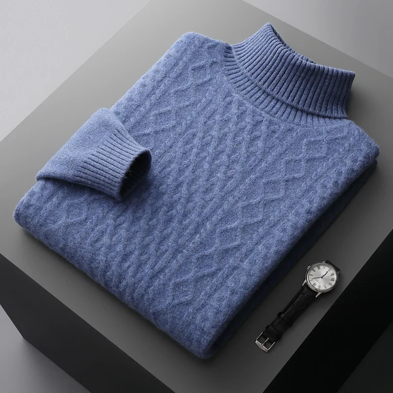 Jersey de cuello alto de lana Saint-Tropez - Imagen 6