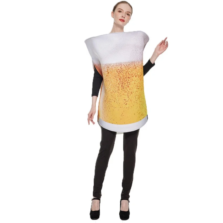Déguisement adulte bière chope ou canette pour fêtes costumées - Imagen 3