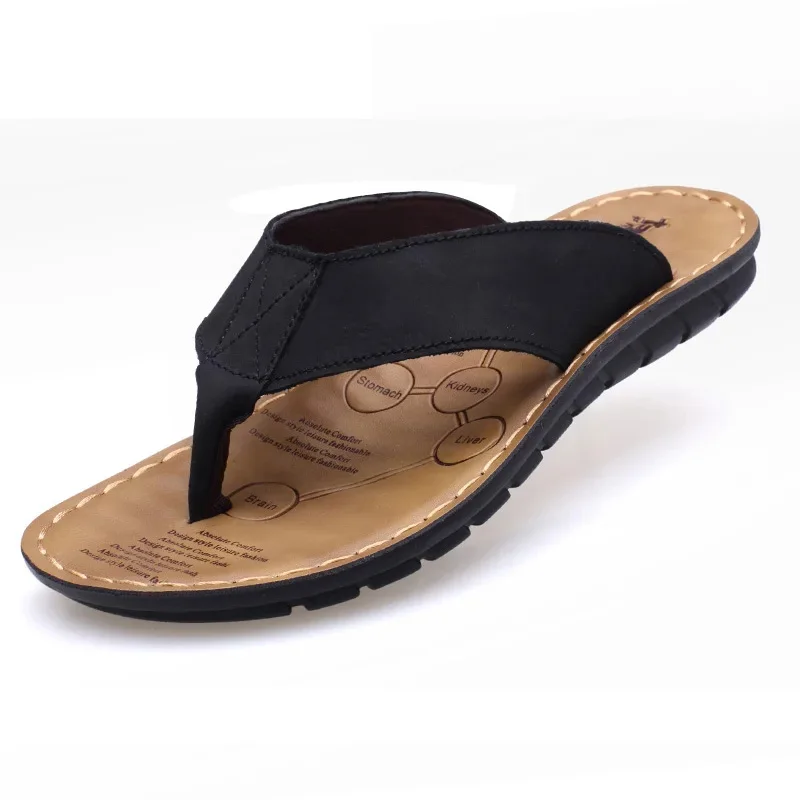 Sandalias de cuero para hombre - Imagen 4