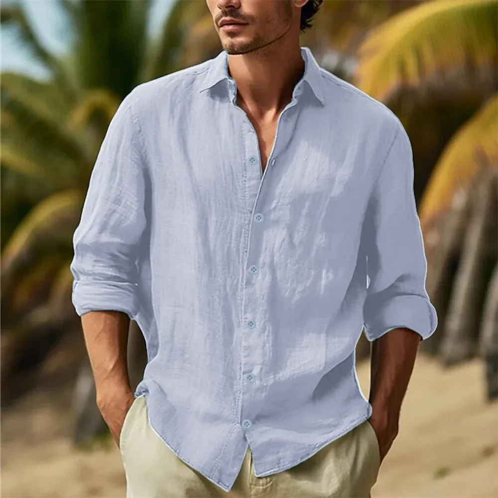 Camisa informal de lino - Imagen 5