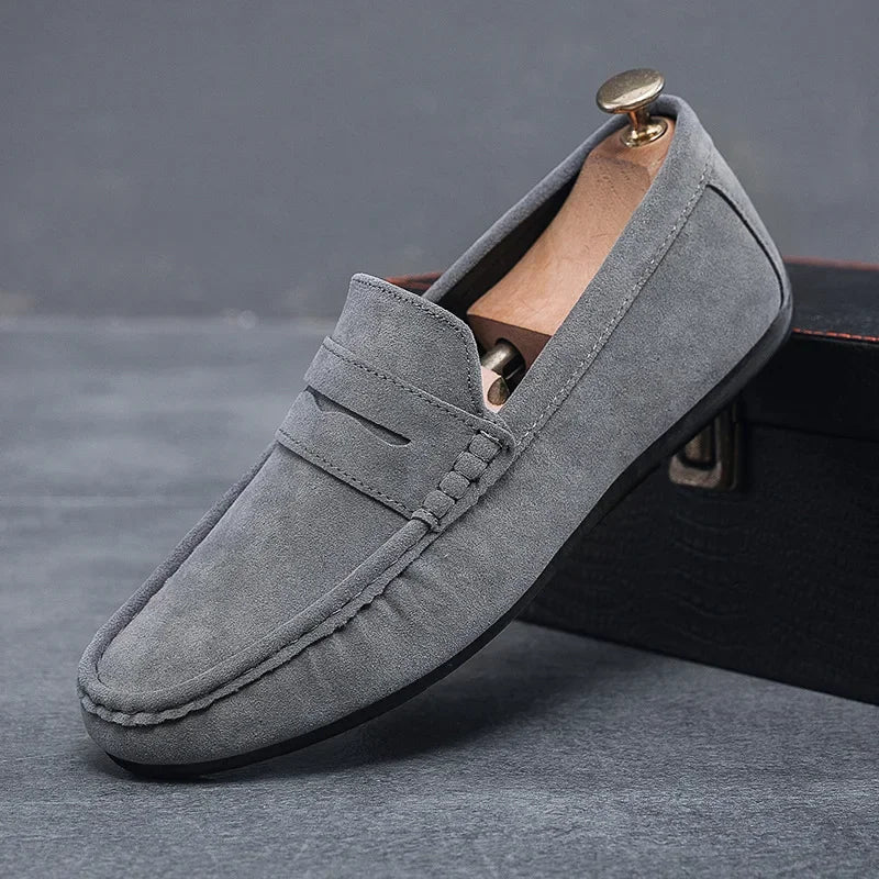 Mocasines de ante ligeros para hombre - Imagen 8