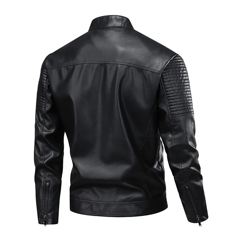 Chaqueta de cuero clásica - Imagen 6